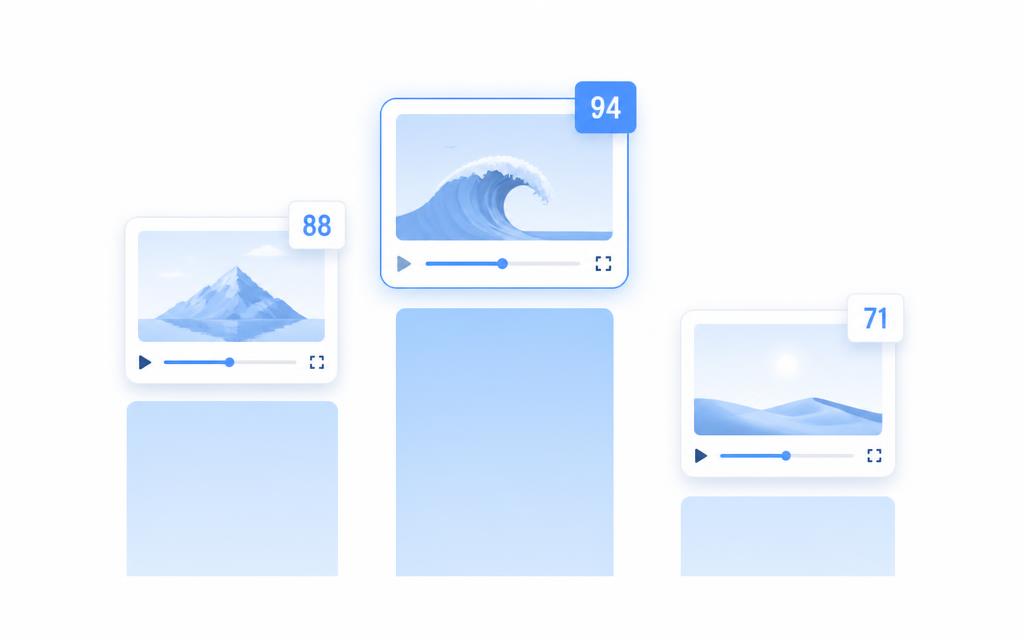 Highlight Detection & Scoring — ClipChip.ai feature illustration